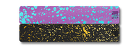 Weekly AM-PM Pill Case - Black+Gold Splatter