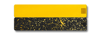Weekly AM-PM Pill Case - Black+Gold Splatter