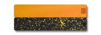 Weekly AM-PM Pill Case - Black+Gold Splatter