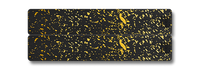 Weekly AM-PM Pill Case - Black+Gold Splatter