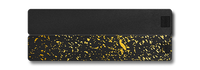 Weekly AM-PM Pill Case - Black+Gold Splatter