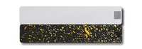 Weekly AM-PM Pill Case - Black+Gold Splatter