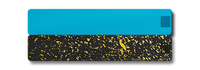 Weekly AM-PM Pill Case - Black+Gold Splatter