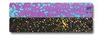 Weekly AM-PM Vitamin Case - Black+Gold Splatter