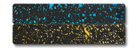 Weekly AM-PM Vitamin Case - Black+Gold Splatter
