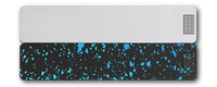 Weekly AM-PM Vitamin XL Case - Black+Blue Splatter