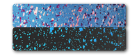 Weekly AM-PM Vitamin XL Case - Black+Blue Splatter
