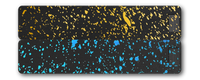 Weekly AM-PM Vitamin XL Case - Black+Blue Splatter