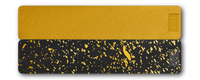 Weekly AM-PM Vitamin XL Case - Black+Gold Splatter